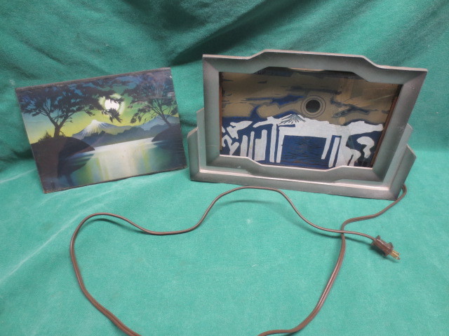 vtg/antique Motion Light Lamp Mt Fuji Japan?