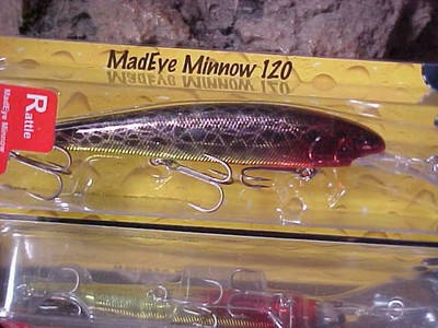SPRO MadEye Minnow 120 Deep Diving 3-Hook 4 3/4 inch Troller in MBB for WALLEYE