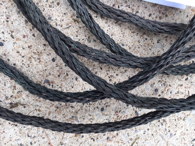 Woven Copper Ground Cable Wire Lightning Rod Weathervane Vintage Crafts Arts 34F