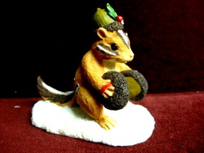 CHARMING TAILS CHAUNCEY'S NOISEMAKERS 87554 DEAN GRIFF~ SQUIRREL CUTE RARE NEW