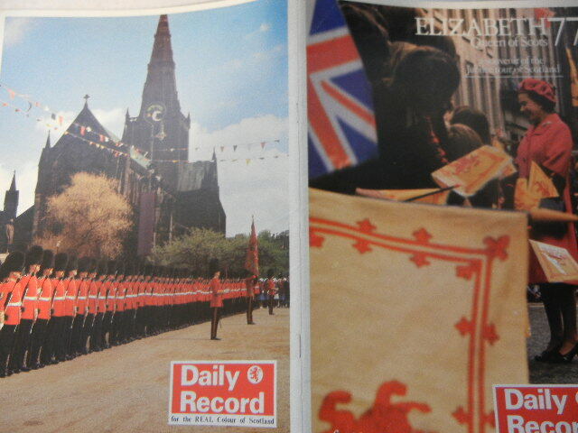 QUEENS SILVER JUBILEE IN SCOTLAND + ELIZABETH QUEEN OF SCOTS BRITISH ROYALTY