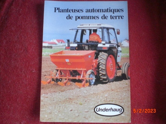 Brochure    Publicitaire  Planteuses  Automatiques  Pdt   Underhaug