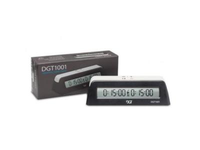 DGT 1001 Digital Chess Clock Timer Black/White New