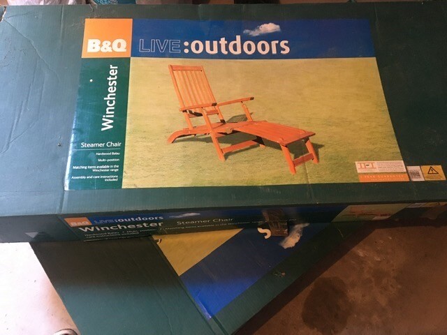 B&Q Steamer Chair/Sun Loungers x2 | in Hamilton, Leicestershire | Gumtree