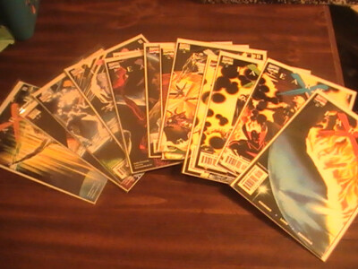Lot of 12 Marvel Comics Earth X 0-12 (missing #3) + X High Grade VF/NM/M