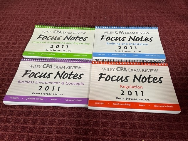 Wiley CPA Exam Review Focus Notes 2012 (Paperback Spiral)