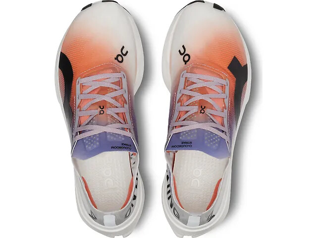 Pre-owned On Mens  Running Brand White/flame Cloud Cloudboom Strike Oc Shoes 2024