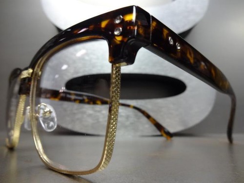 Men CLASSIC Elegant VINTAGE 50s RETRO Style Clear Lens EYE GLASSES Fashion Frame