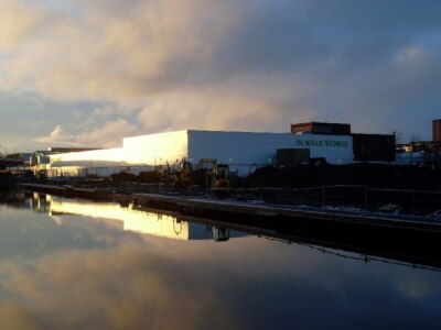 Photo 6x4 Dunnes Stores, Clydebank Clydebank/NS4970 From across the Cana c2008