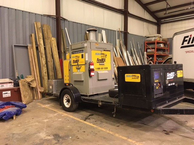 Aquadry MD30-1 central heating module with 13kw diesel generator