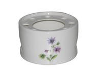 TeaLogic Heidi Stövchen - Kornblumen - Fine Bone China Porzellan
