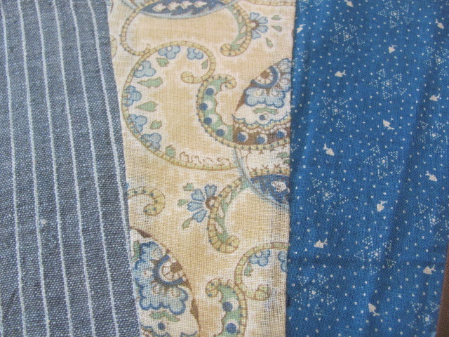 43 early 1900's fan or Dresden plate cotton quilt blocks