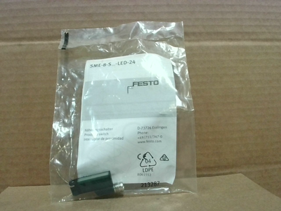 Festo SME-8-S-LED-24 Proximity Switch Sensor 150857-Factory Sealed Packaging img