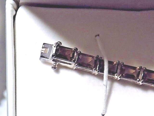 Genuine smoky quartz bracelet