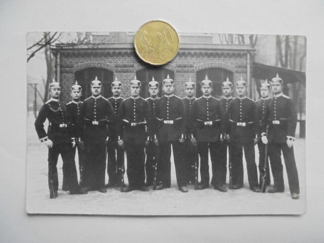 Foto Gruppenaufnahme Soldaten Potsdam 1914