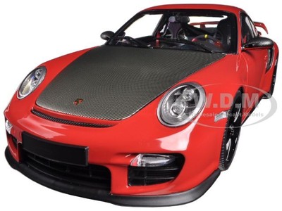 2011 PORSCHE 911 997 II GT2 RS RED W/ BLACK WHEELS 1/18