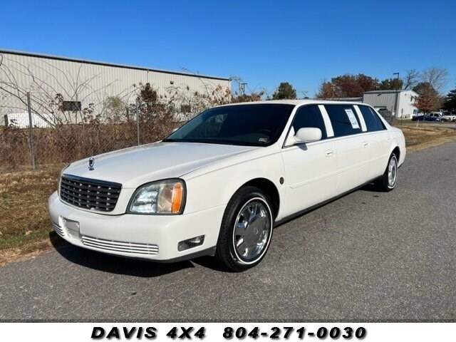 2000 Cadillac DeVille Custom Coach 9 Passenger Limousine Stretch 33883 Miles Whi