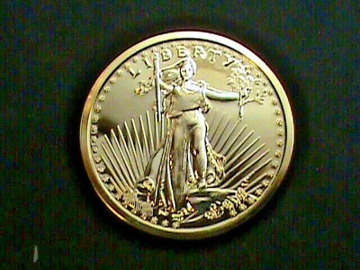 24K~1933~C~$20~Double Eagle Saint Gaudens ~DESIGN on A~1 OZ. copper round .999