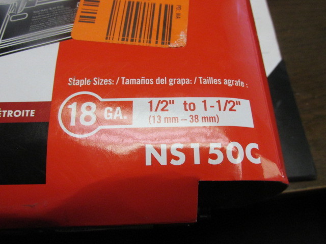 Porter Cable NS150C Narrow Crown Stapler