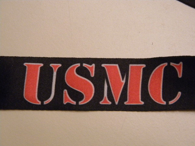US Marine Core Lanyard I.D. Badge Holder - USMC - NWT - Made in the USA