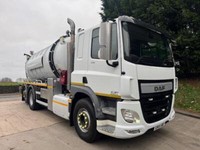 2016 DAF CF 330 E6 sleeper cab 6x2 Whale 3300gln stainless steel vacuum tanker