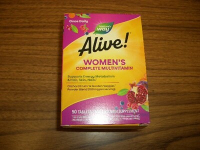 Nature's Way Alive! Women s Complete Multivitamin 50 Tablets Exp 2/2026