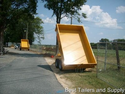 6 X 10 7k 2019 dump trailer power lift deckover dump trailer power up and down