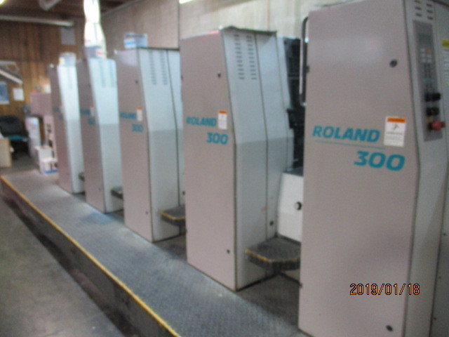 Man Roland 305 5 colour printing press