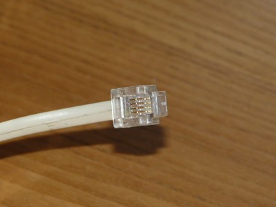 Vtg Telephone Extension Cord Portable Reel with 35' Long Line - Outdoor Indoor