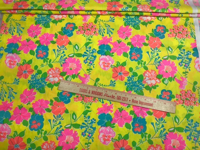 Vintage Rare THEA By ZUZEK Key West Hand Print 4 yd - 45 