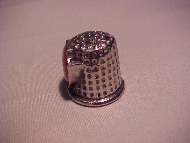 Vintage Sewing Pewter Thimble Acapulco