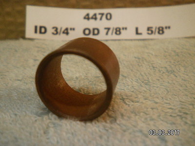 Ace Bronze Bushing New ..ID 3/4'' OD 7/8'' L 5/8''...#4470...AUTOMOTIVE