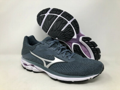 Mizuno Women's Wave Rider 23 Running Shoe, Citadel/Glacier Gray, 6 B(M) US
