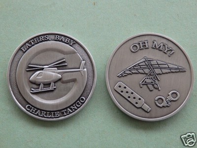 FIFTY Shades Of Money DARKER Challenge Coin - Gray Color - Laters Baby - FREED