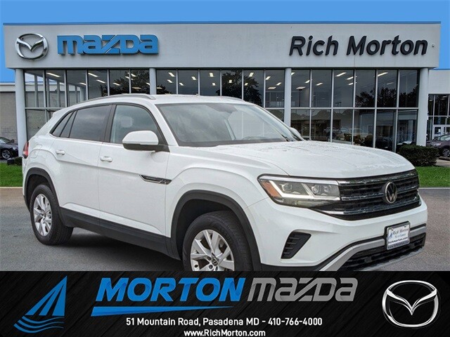 2020 Volkswagen Atlas Cross Sport 2.0T S 22952 Miles Pure White 4D Sport Utility