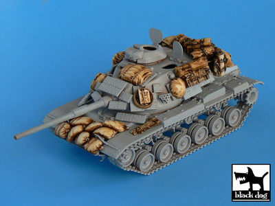 Black Dog 1/72 M60A1 Patton Tank with ERA Accessories Set Revell 03168 T72017