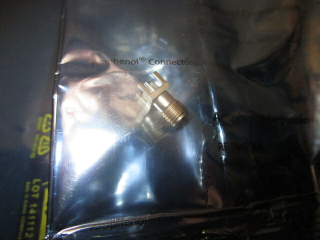 1 Lot of 10 Amphenol 901-144 Connector; RF; SMA; Straight; PCB Jack, 101009