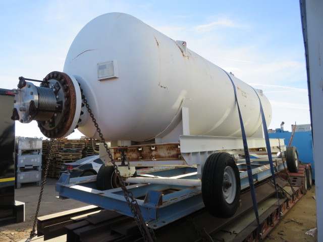 2500 gallon 225 PSI pressure vessel