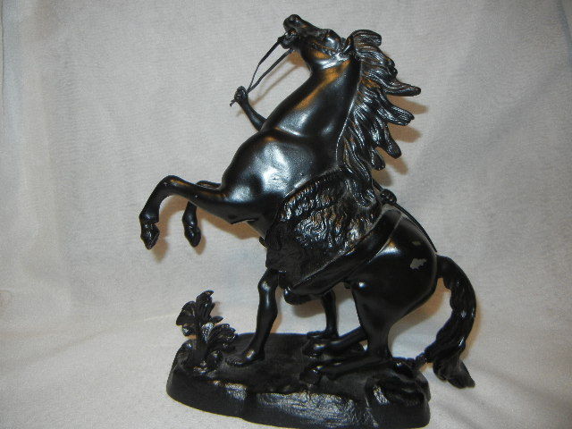 CHEVEL de MARLY CAST HORSE TRAINER after GUILLAUME COUSTOU CAST METAL REPRODUCTI