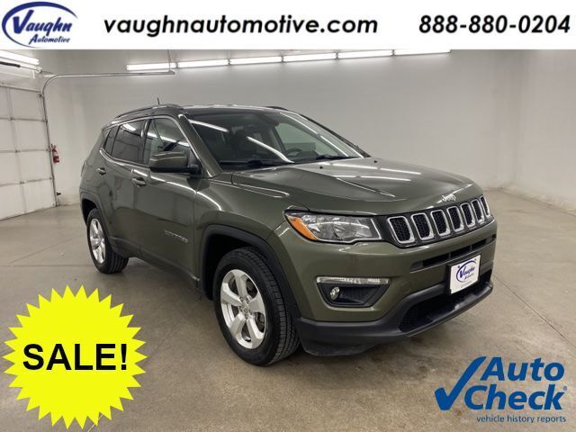 2018 Jeep Compass Latitude 53327 Miles Olive Green Pearlcoat 4D Sport Utility 2.