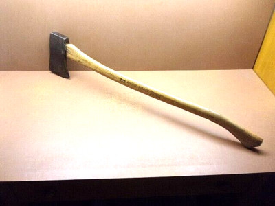 Vintage Jersey Style Single Bit Axe 5'' Edge & 34'' Hardwood Handle Nice'n'Clean!