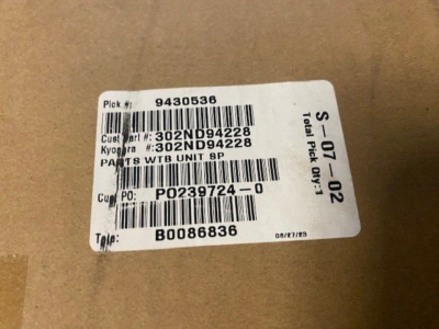 Kyocera 302ND94228 (302ND94227) Waster Toner Container Assembly | eBay