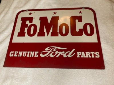 ''ORIGINAL'' FOMOCO Ford Motor Company Double Sided Sign 