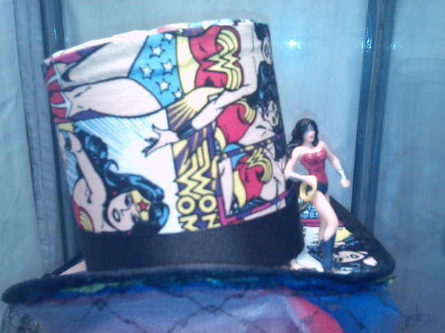 Ladies veiled Fascinator Topper -matching Clutch -Bridal -cosplay -Wonder Women