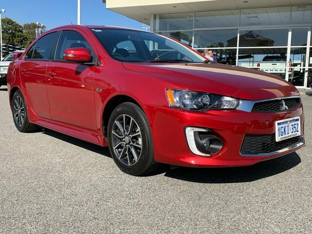 Mitsubishi lancer red