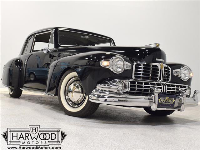 1948 Lincoln Continental Coupe 47824 Miles Black Coupe 292 cubic inch V12 Manual