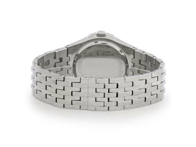 Pre-owned Bulova Phantom Quartz Swarovski Crystal Silver Pave Dial Men's Watch 96a236