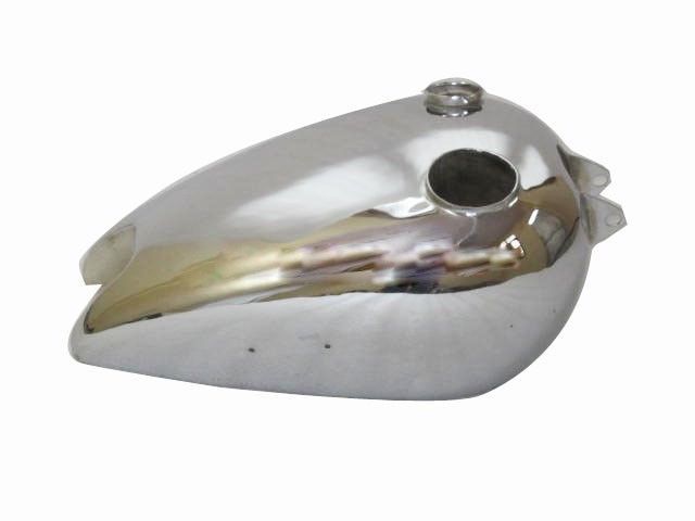 New BSA B31 Steel Chrome Plated Gas Petrol Fuel Tank 