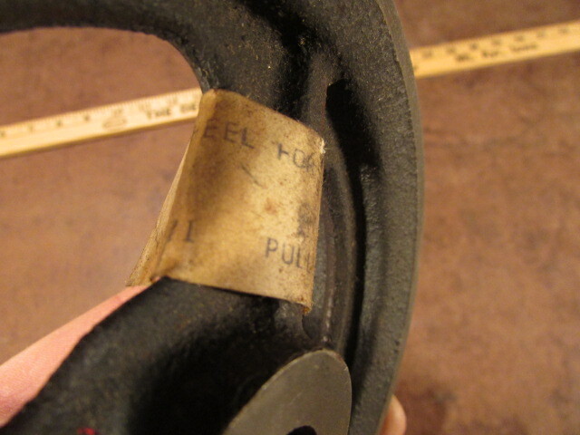 NOS Wheel Horse Toro Part 6671 pulley transmission deck push mower lawn