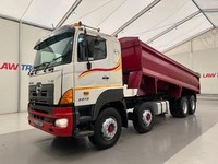 Hino 3241 700 8x4 Sleeper Cab Steel Tipper